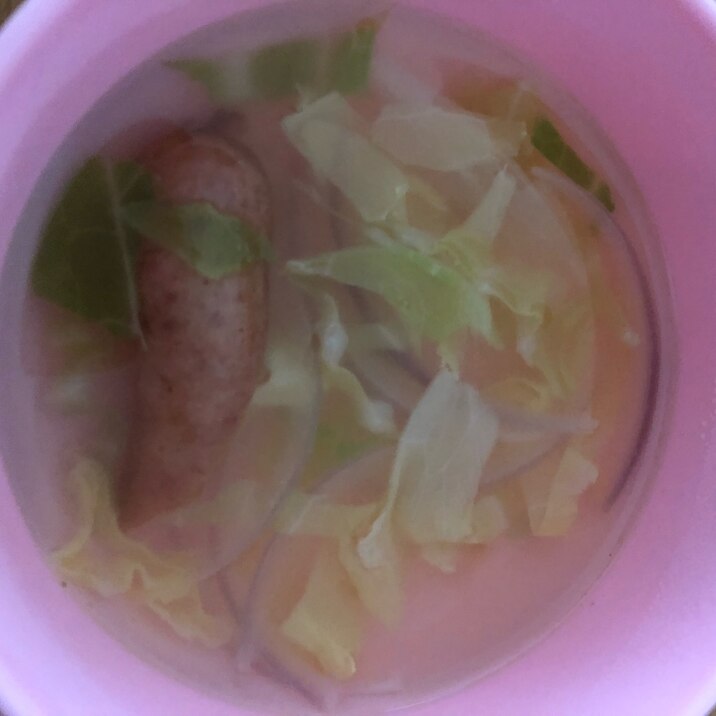 朝食に簡単バランス野菜スープ